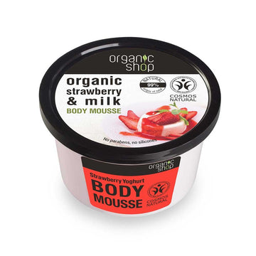 Organic Shop organické jogurtové telové mlieko s jahodami 250 ml - 55291