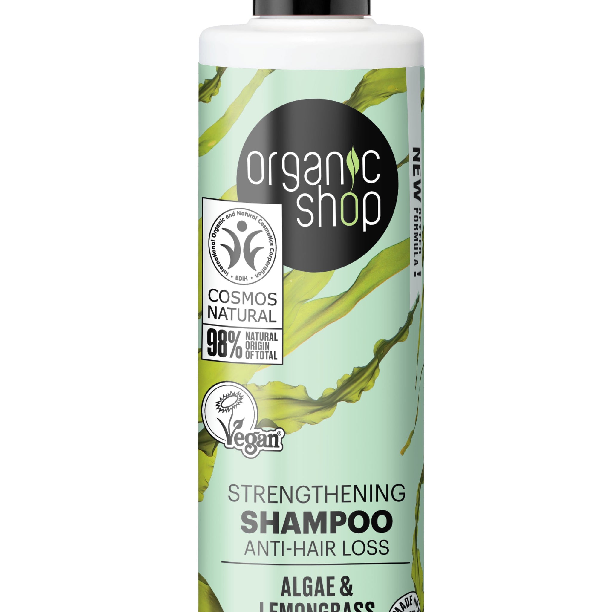 Organic Shop organický šampón s riasami a citrónovou trávou 280 ml - 90477