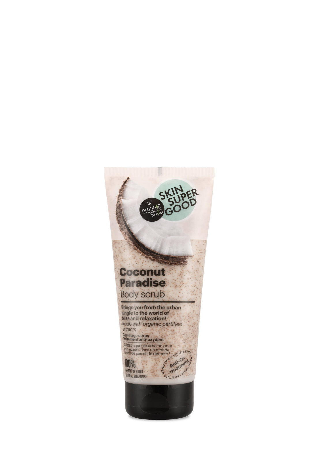 Planeta Organica skin super good "coconut paradise" telový peeling 200 ml - 95267