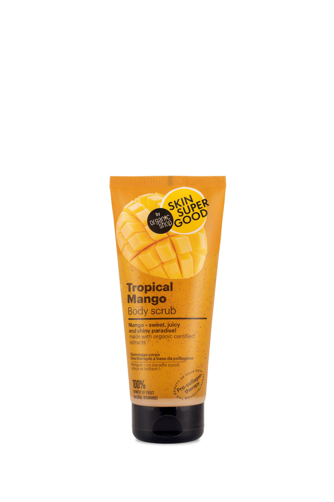 Planeta Organica skin super good "tropical mango" telový peeling 200 ml - 95269