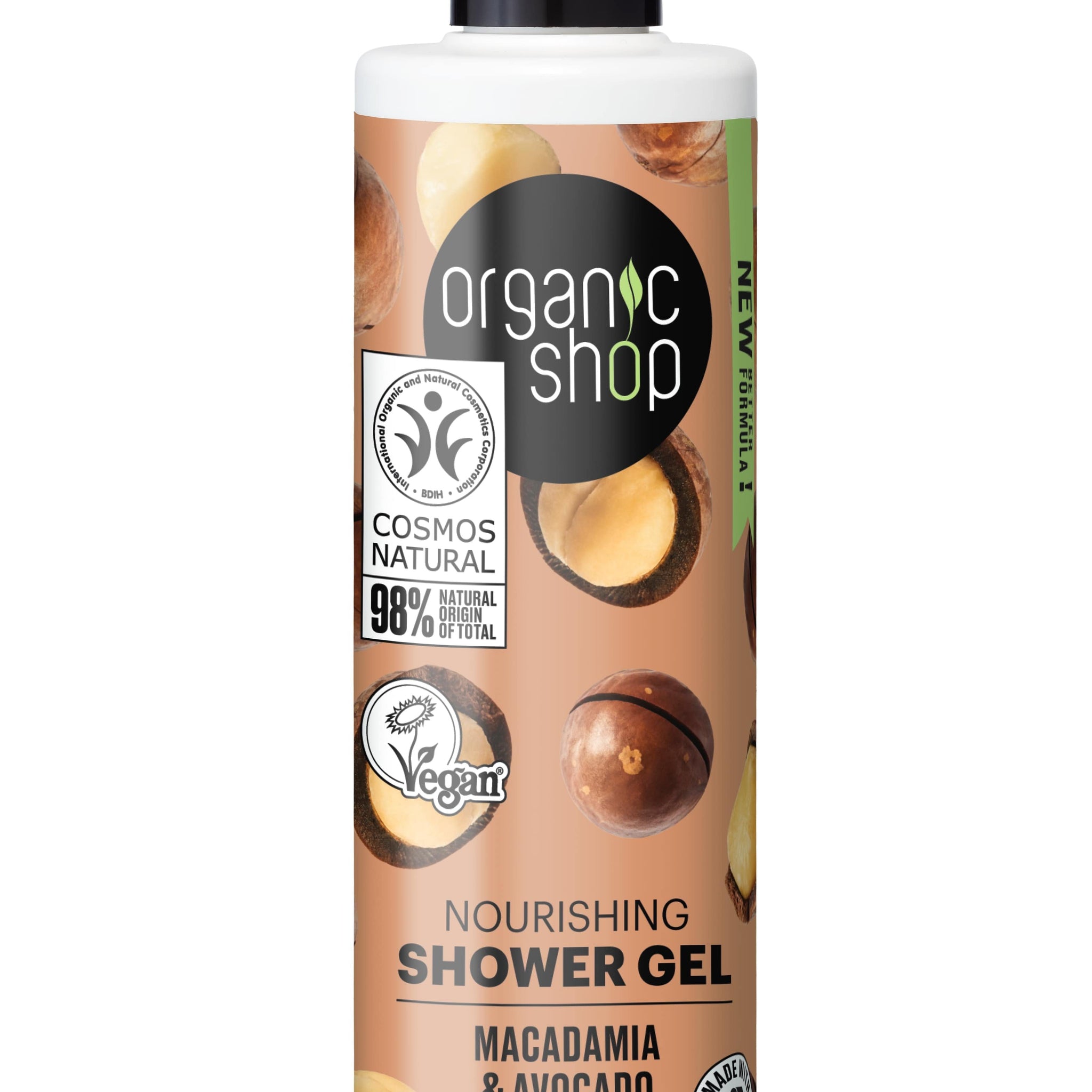 Organic Shop organický sprchový gél s makadamovými orechmi a avokádom 280 ml - 90474