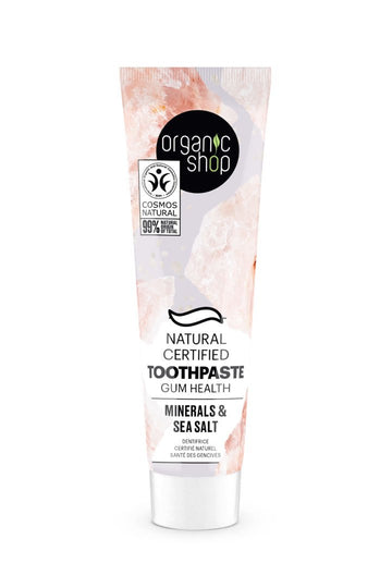 Organic Shop zubná pasta pre zdravé ďasná minerály a morská soľ 100 g - 91575