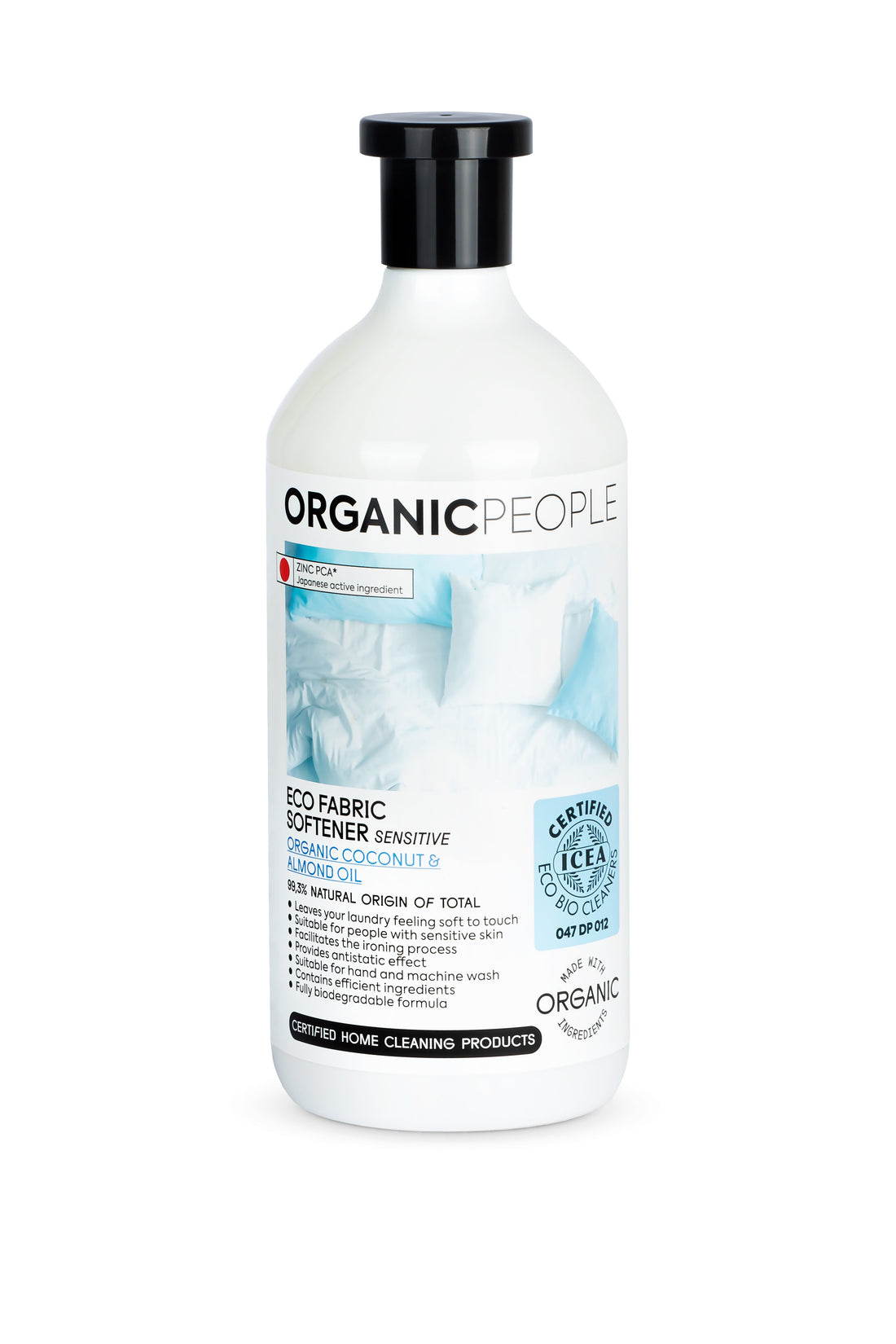 Organic People eco sensitive oplachovací prípravok s organickým kokosovým a mandľovým olejom 1000 ml - 92642