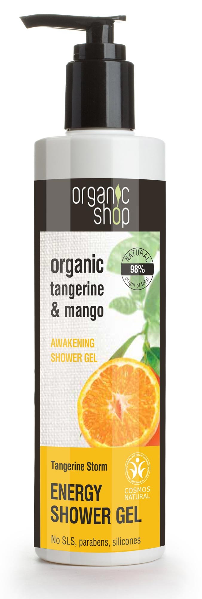 Organic Shop organický sprchový gél s mandarínkou na prebudenie 280 ml - 55280