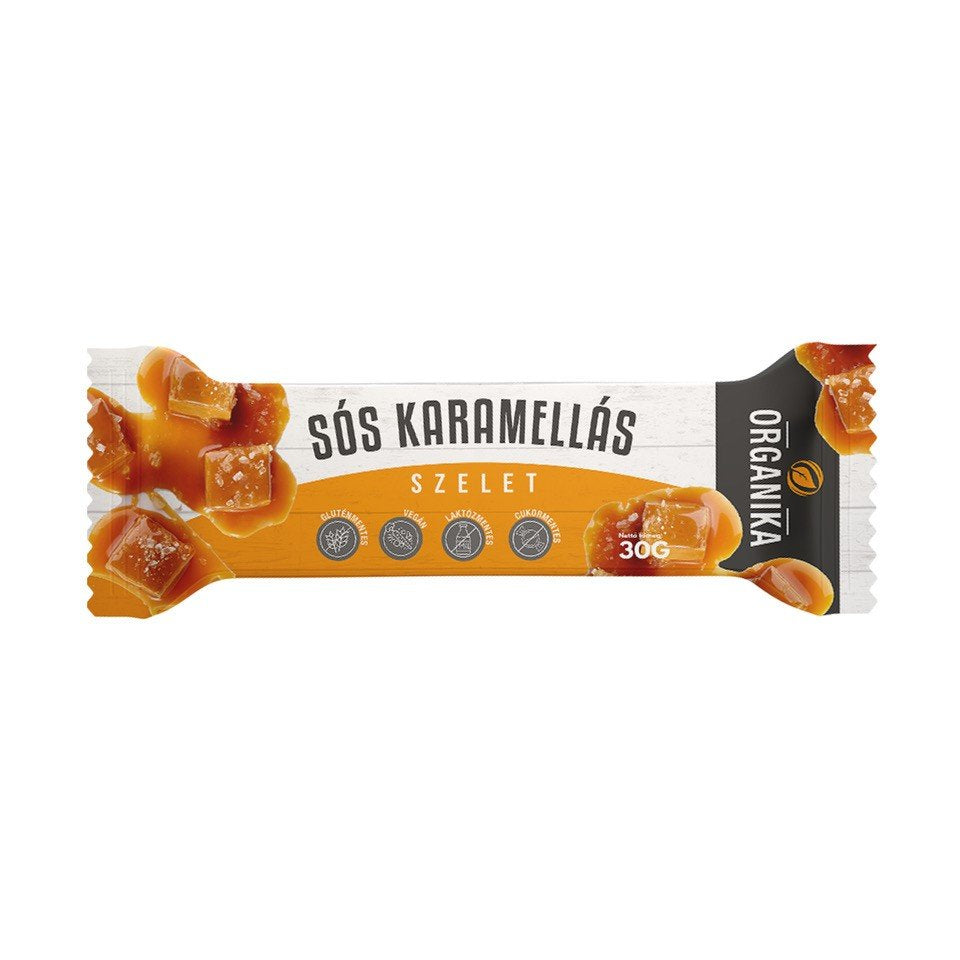 Organika slaná karamelová tyčinka 30 g - 86580