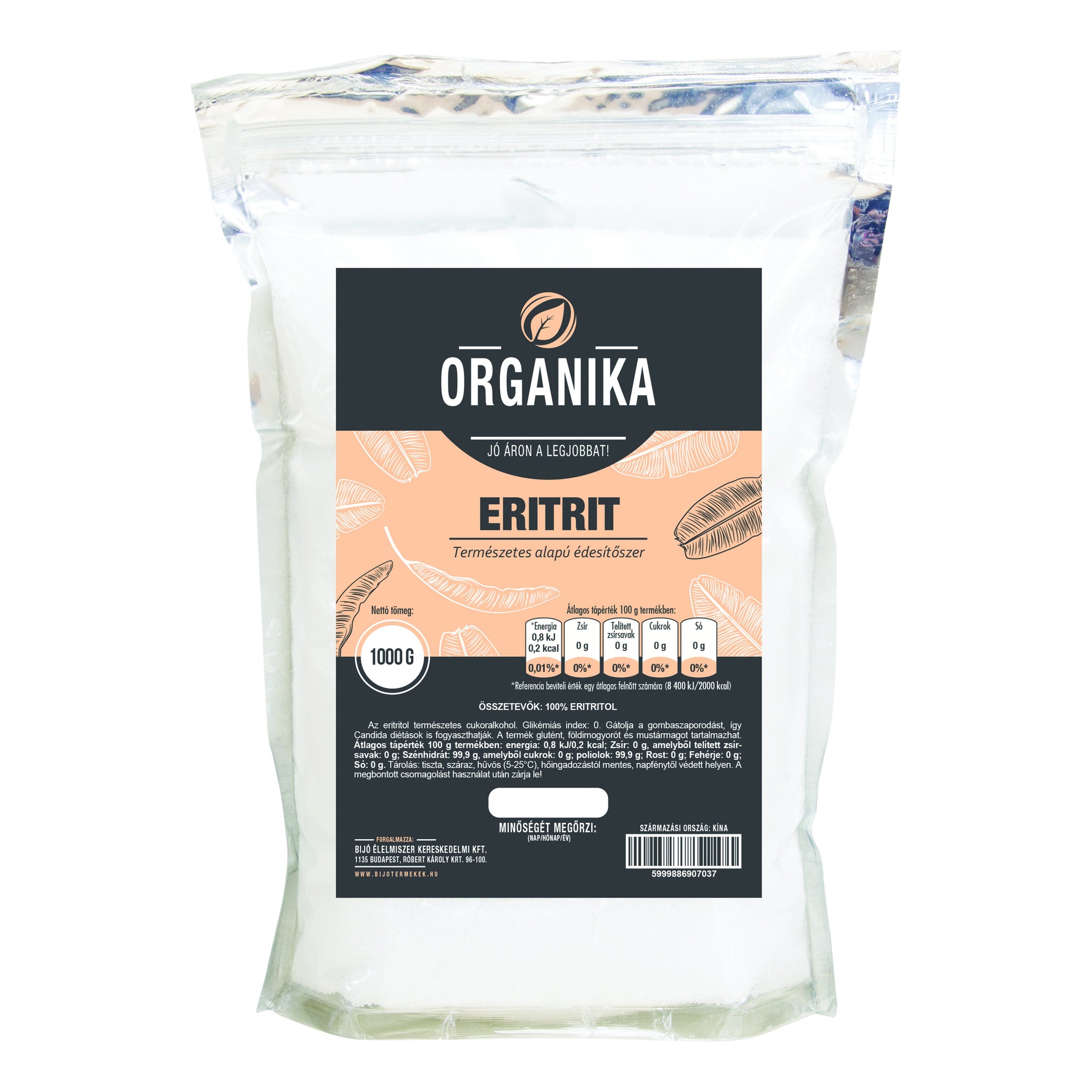 Organika erythritol 1000 g - 45463
