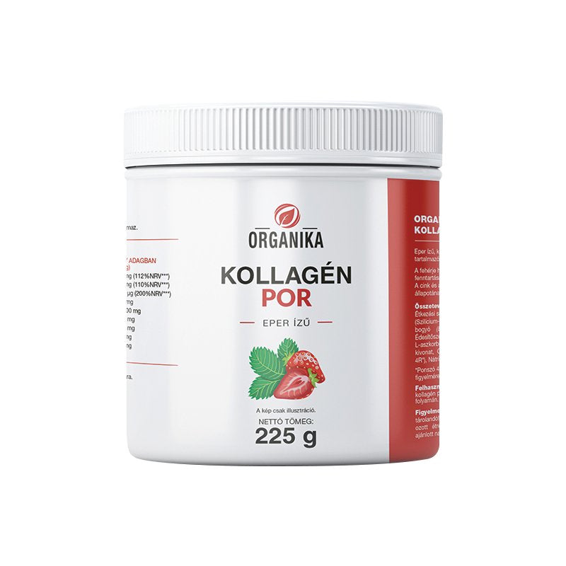 Organika kolagénový nápoj v prášku s jahodovou príchuťou 225 g - 90541