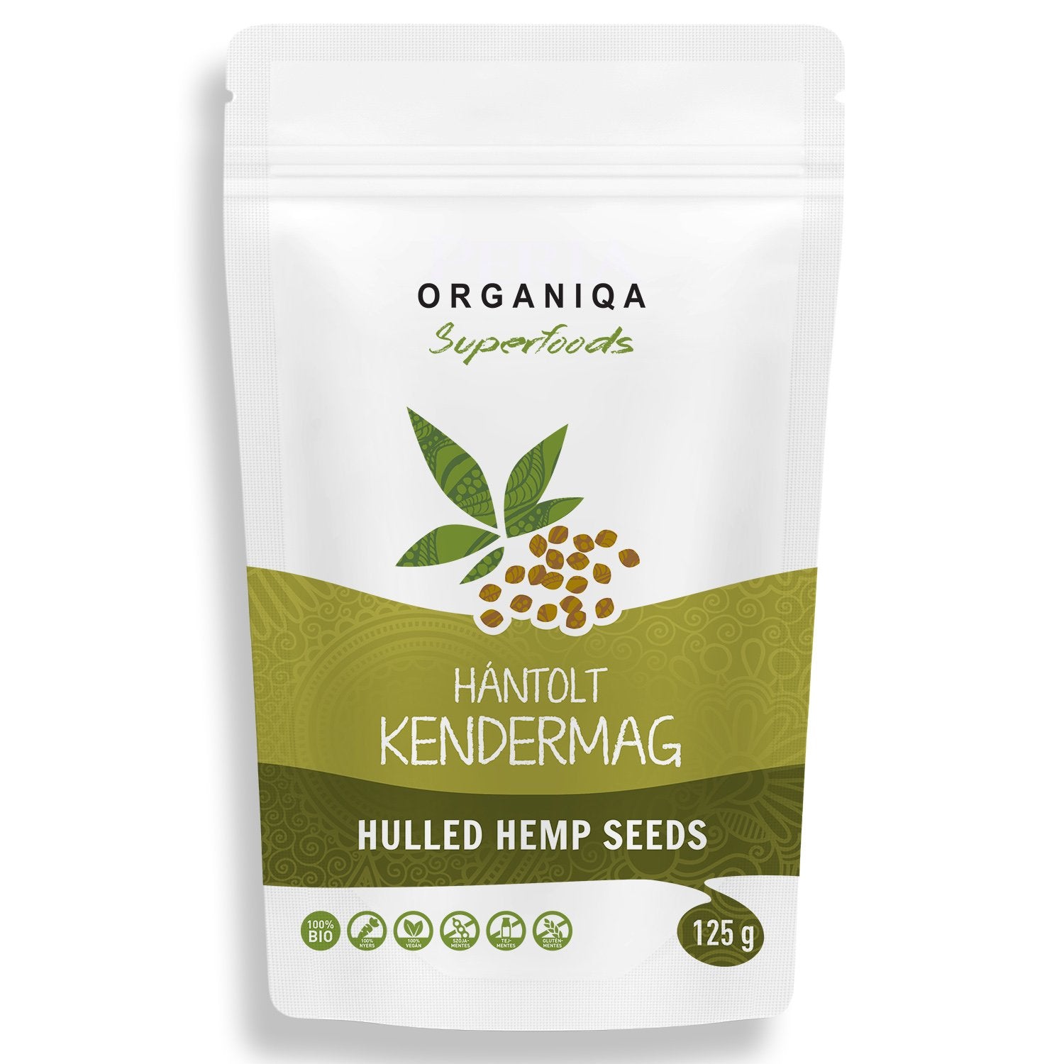 Organiqa organické lúpané konopné semeno 125 g - 45670