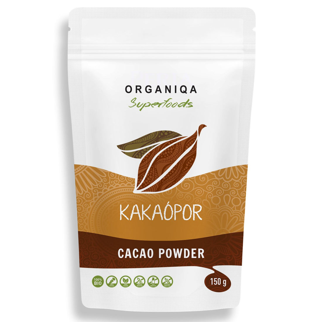 Organiqa bio kakaový prášok 100% surový 150 g - 18615
