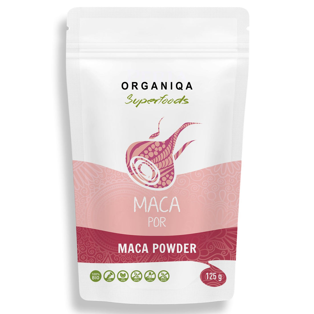 Organiqa organický prášok maca 100% 125 g - 48127