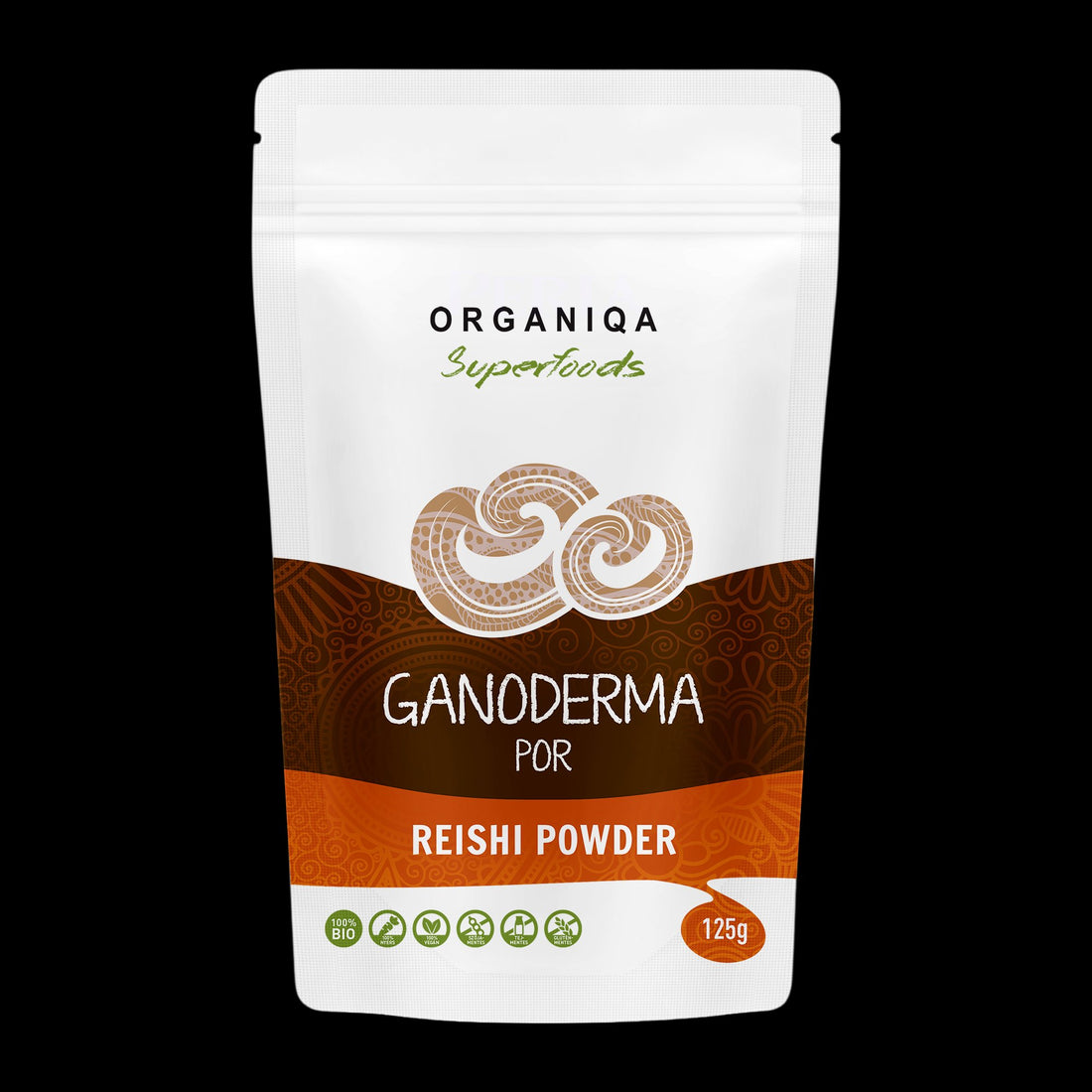 Organiqa organická reishi ganoderma prášok 125 g - 87349