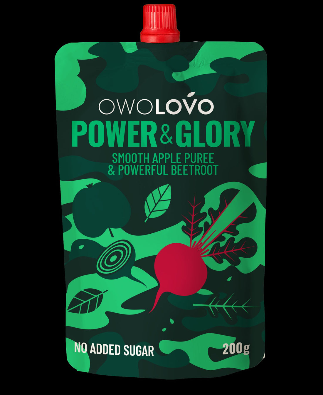 Owolovo Ovocné pyré  jablko-červená repa 200 g - 93674