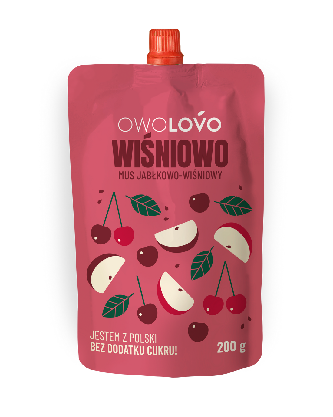 Ovocné pyré Owolovo jablko-višňa 200 g - 95933