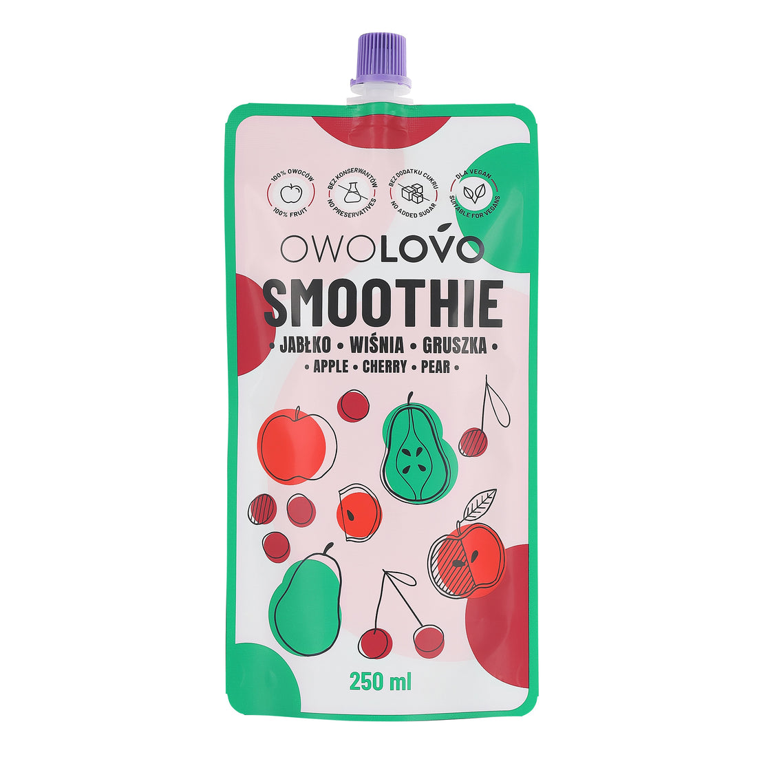 Owolovo smoothie s jablkami a hruškami 250 ml - 93678