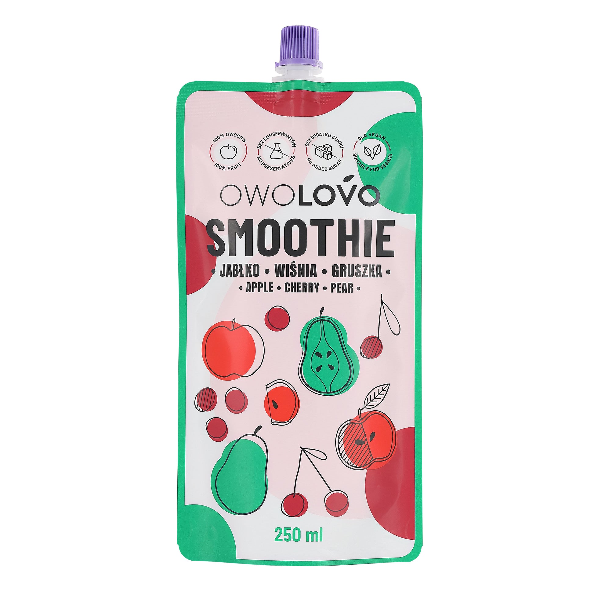 Owolovo smoothie s jablkami a hruškami 250 ml - 93678
