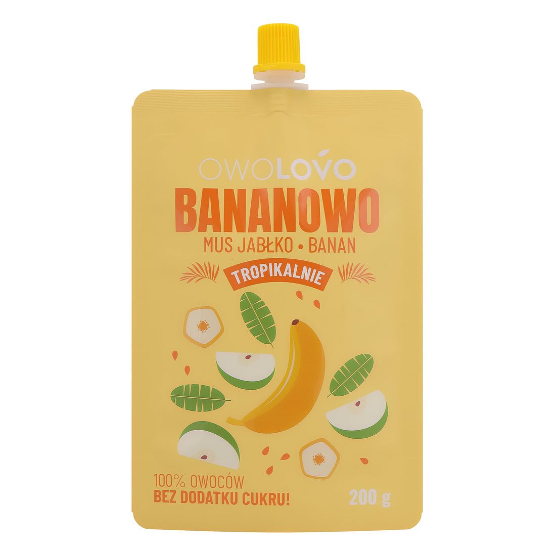 Ovocné pyré Owolovo jablko-banán 200 g - 95938