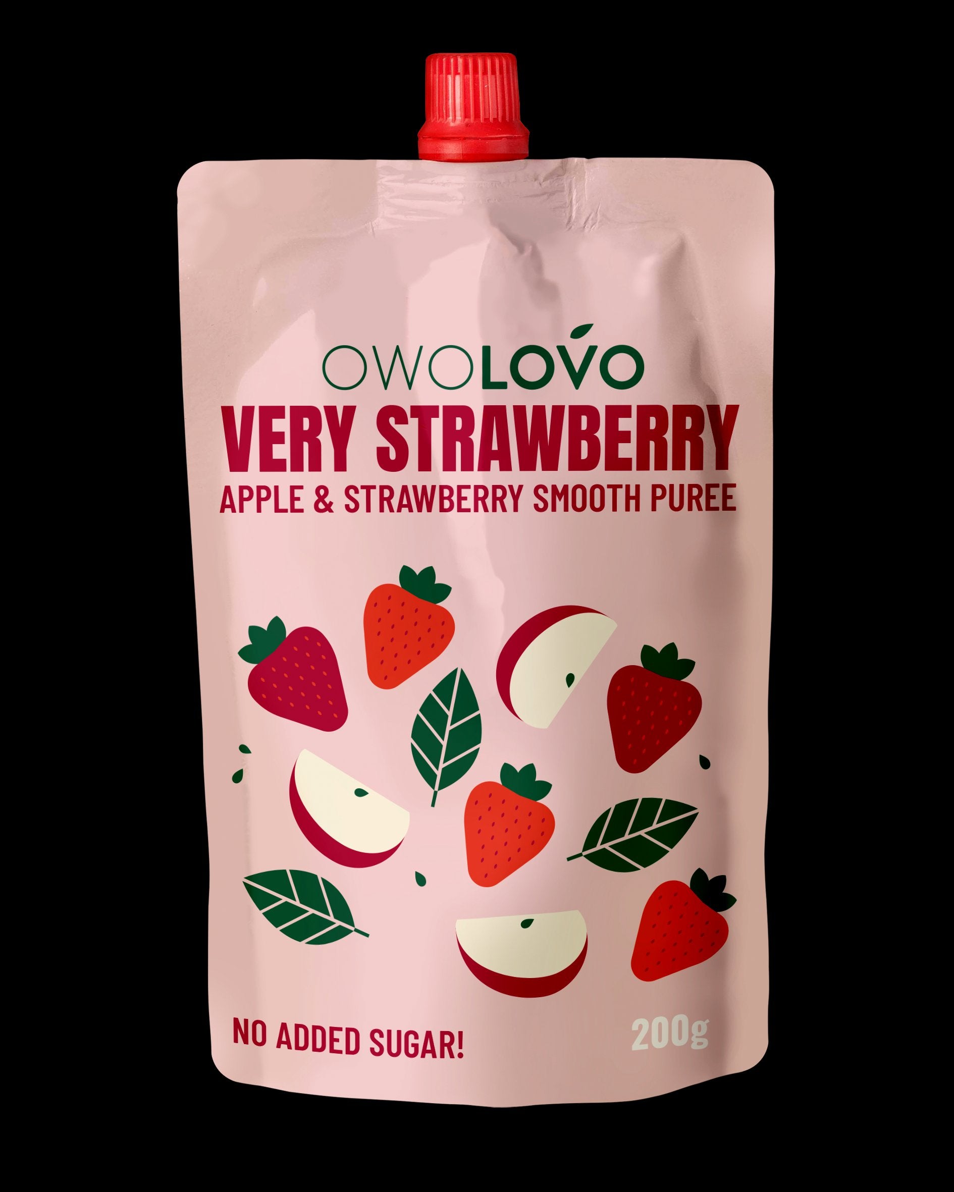 Ovocné pyré Owolovo jablko-jahoda 200 g - 93673