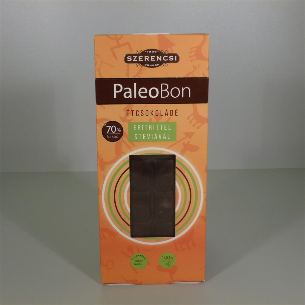 Paleobonbon erytritolová horká čokoláda 100 g - 47580