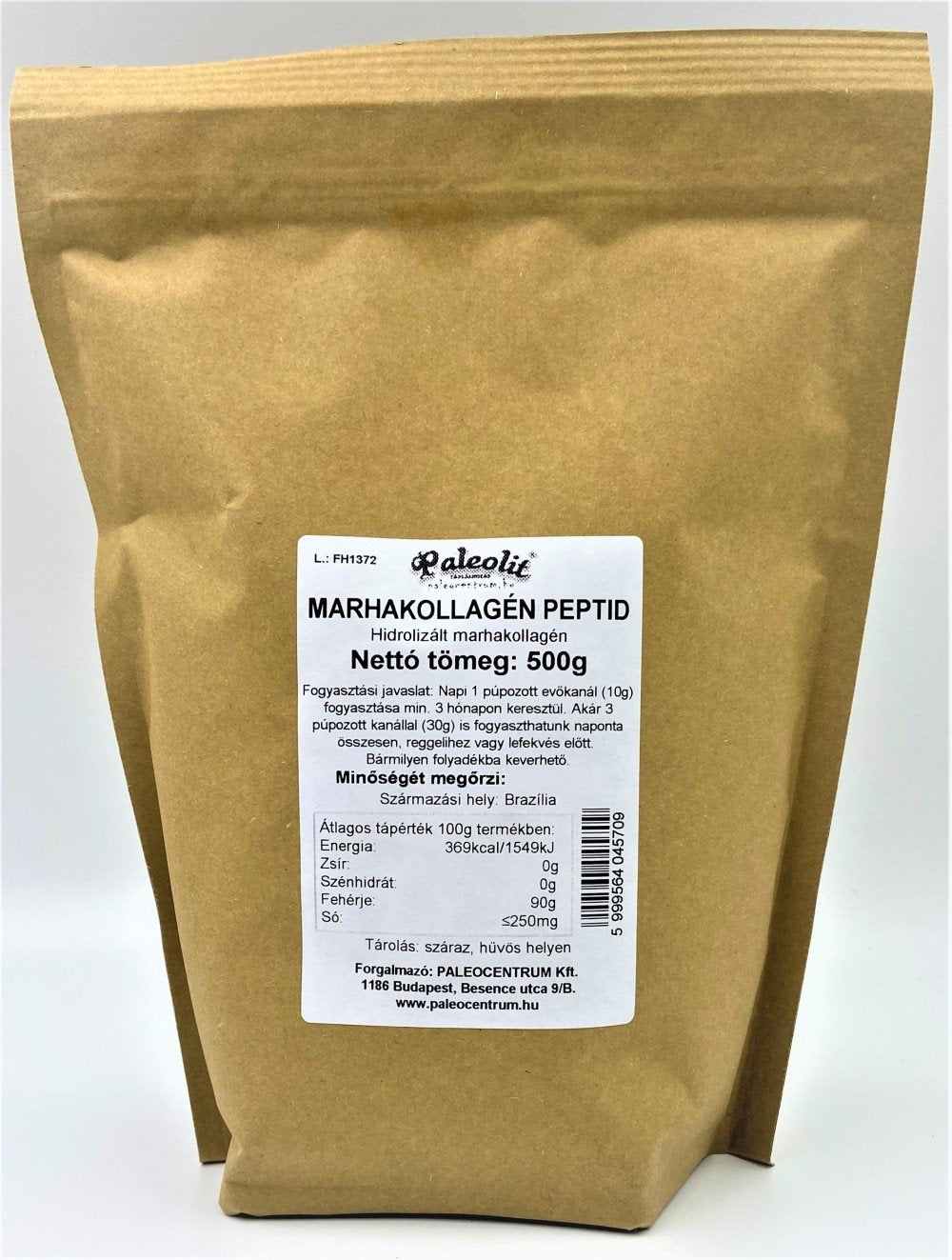 Paleolit - hovädzí kolagénový peptid 500 g - 89945