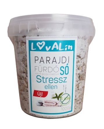 Lovalin Kúpeľová soľ Parajdi  bylinkami na  stres 1000 g - 86961