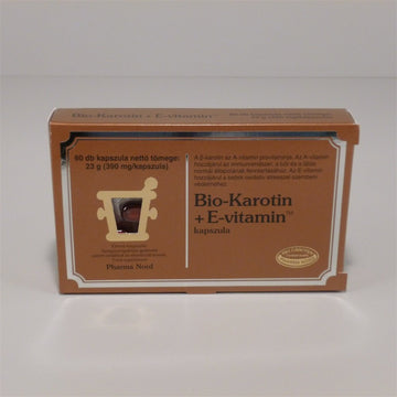 Pharma Nord Bio-karotén vitamín e kapsuly 60 kapsúl - 19947