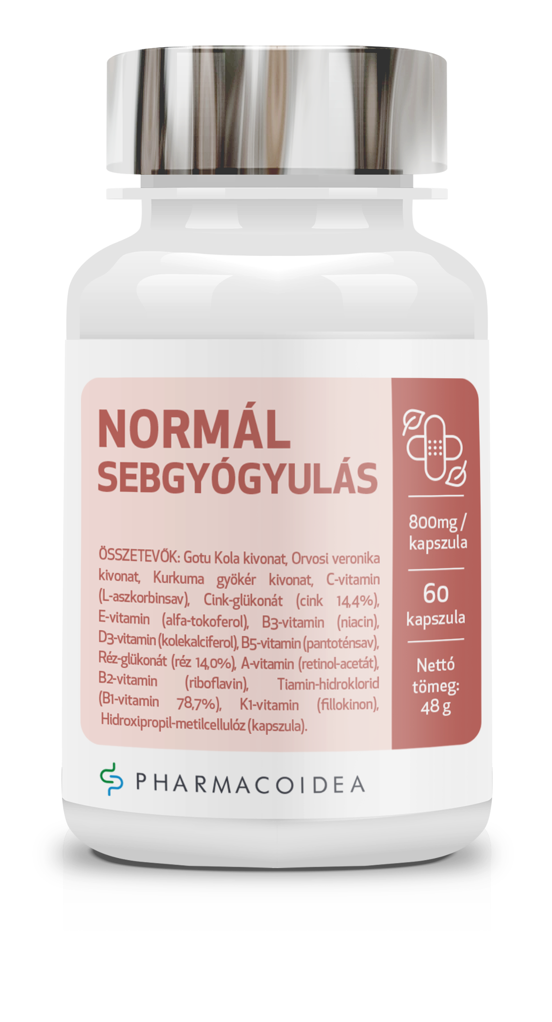 Pharmacoidea Normal Wound Healing Extra Capsules 60 kapsúl - 96636