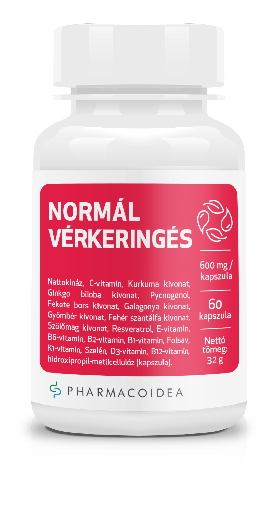 Pharmacoidea normálny krvný obeh extra kapsule 60 kapsúl - 94776