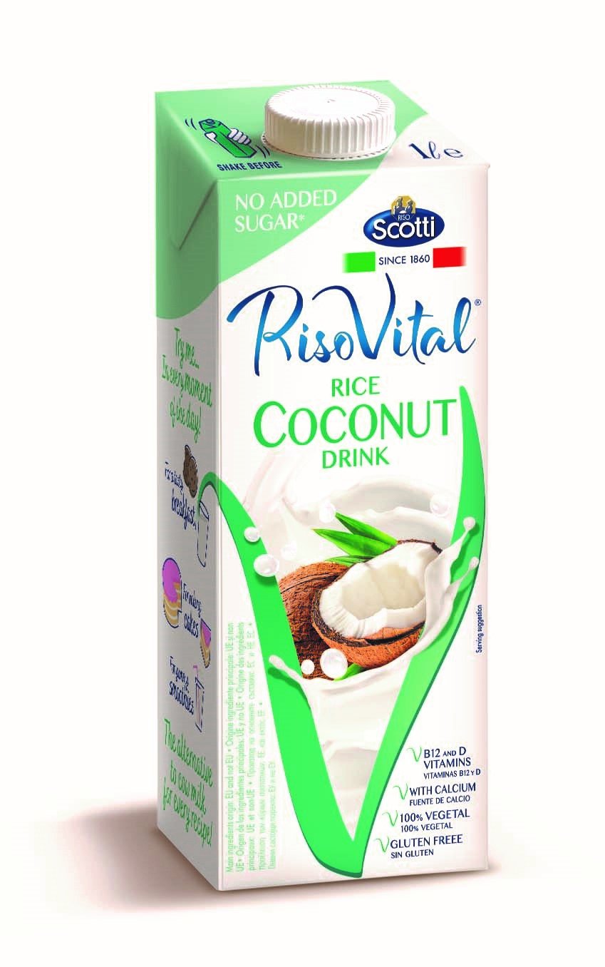 Riso Scotti vitálny kokosový ryžový nápoj 1000 ml - 84132