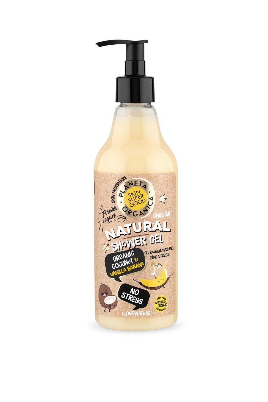 Planeta organica skin super good prírodný sprchový gél "No Stress" 500 ml - 84663