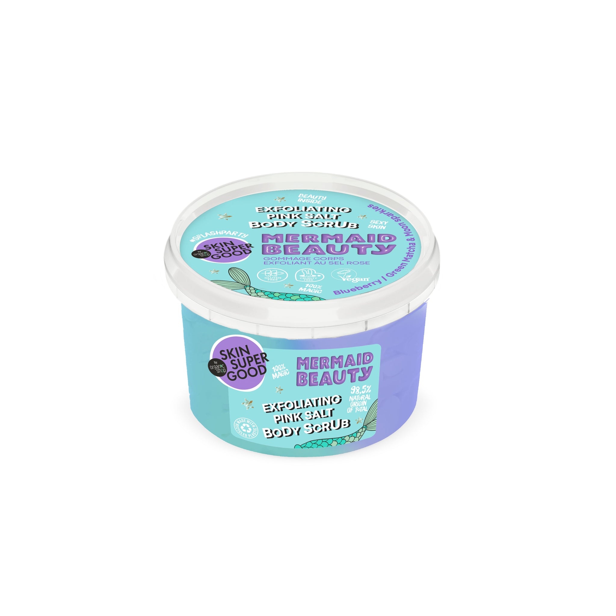 Planeta organica skin super good exfoliačný telový peeling "Mermaid beauty" 250 ml - 93964