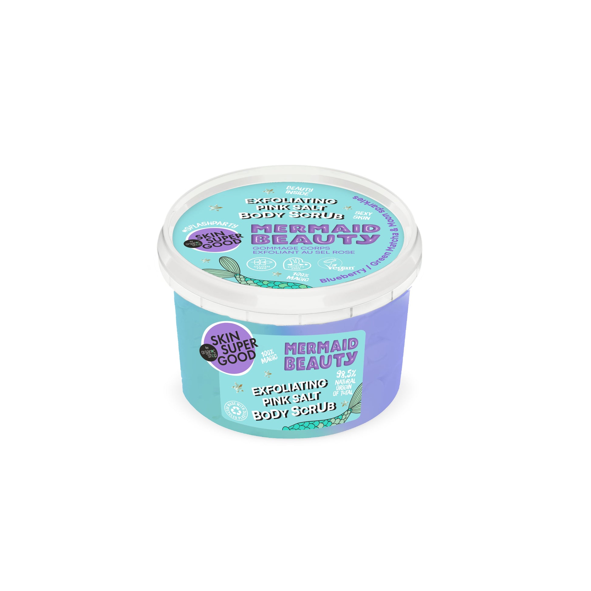 Planeta organica skin super good exfoliačný telový peeling "Mermaid beauty" 250 ml - 93964