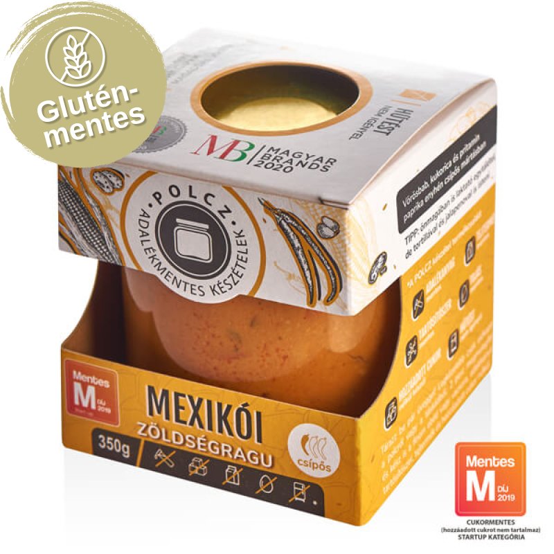 Polcz Mexické zeleninové ragú Hotové jedlo bez prídavných látok 350 g - 81380