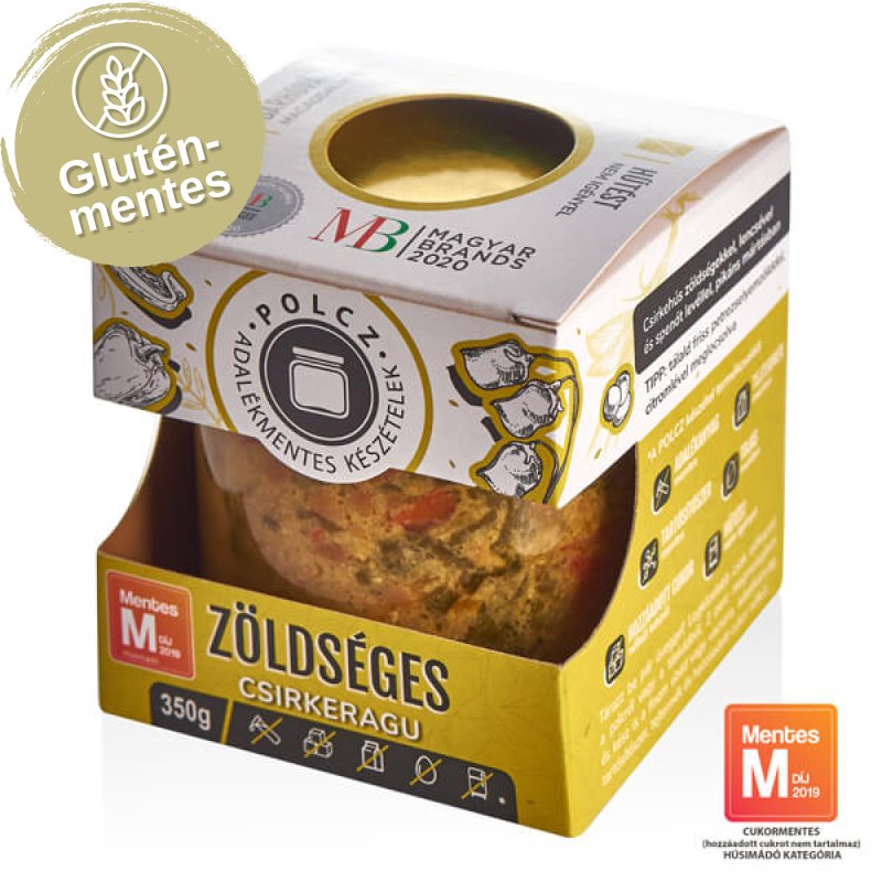 Polcz Zeleninové dusené kuracie mäso bez prísad 350 g - 59092