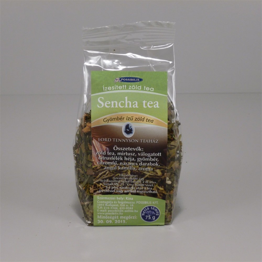 Possibilis zelený čaj sencha zázvor 75 g - 39141