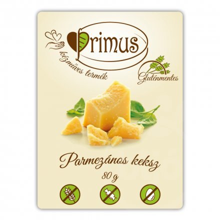 Primus bezlepkové sušienky s parmezánom 80 g - 57455