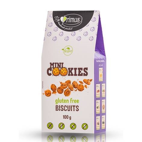 Primus bezlepkové vegánske mini sušienky 100 g - 94142