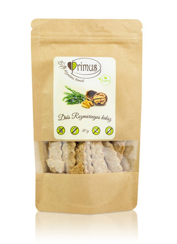 Primus Vegánske orechové sušienky s rozmarínom 80 g - 87328