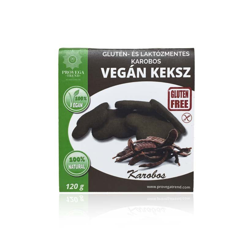 Provega trend bezlepkové karobové vegánske sušienky 120 g - 51534