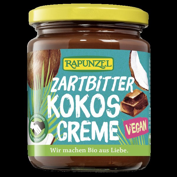 Rapunzel organická horká čokoláda a kokosový krém 250 g - 88721