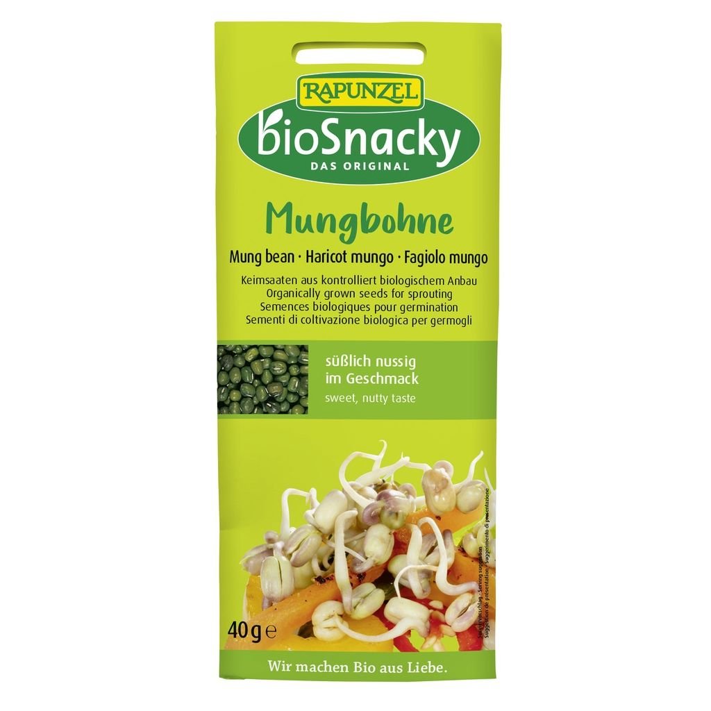 Rapunzel BIO snacky z klíčkov fazule mungo 40 g - 94194