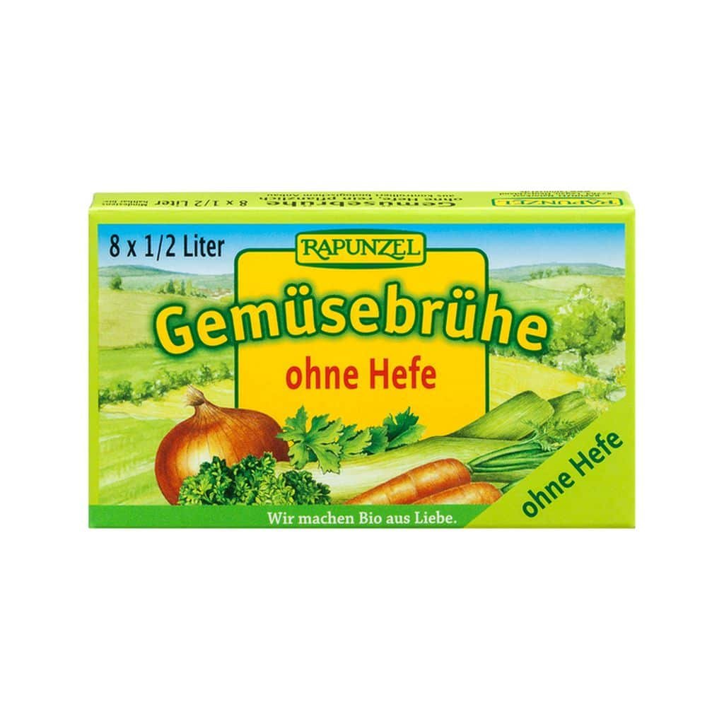 Rapunzel organické zeleninové kocky s nízkym obsahom soli 68 g - 88259