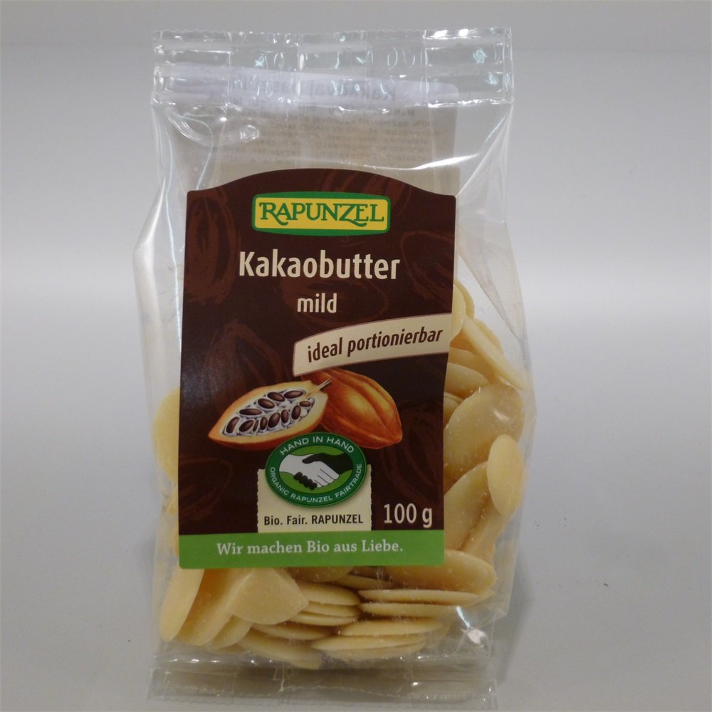 Rapunzel organické kakaové maslo pastille 100 g - 32658