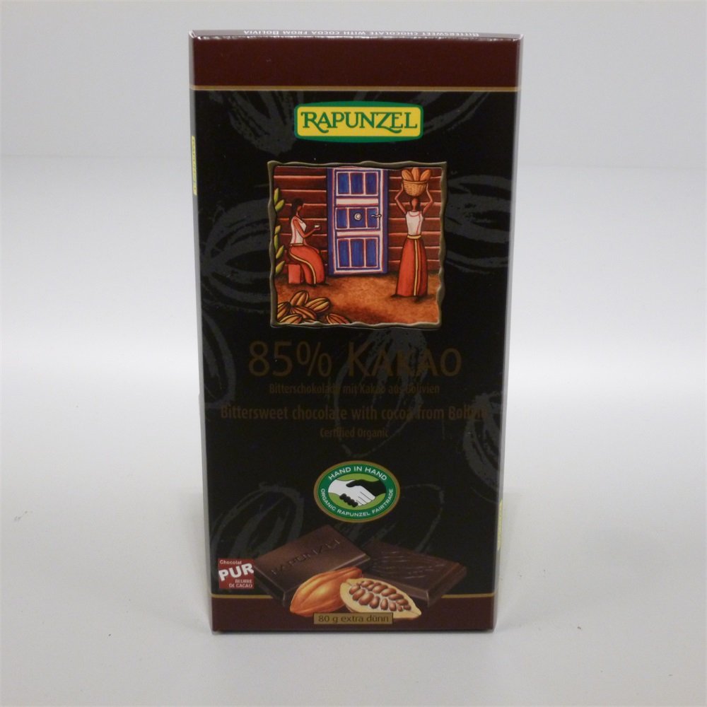 Rapunzel organická horká čokoláda 85% 80 g - 21571