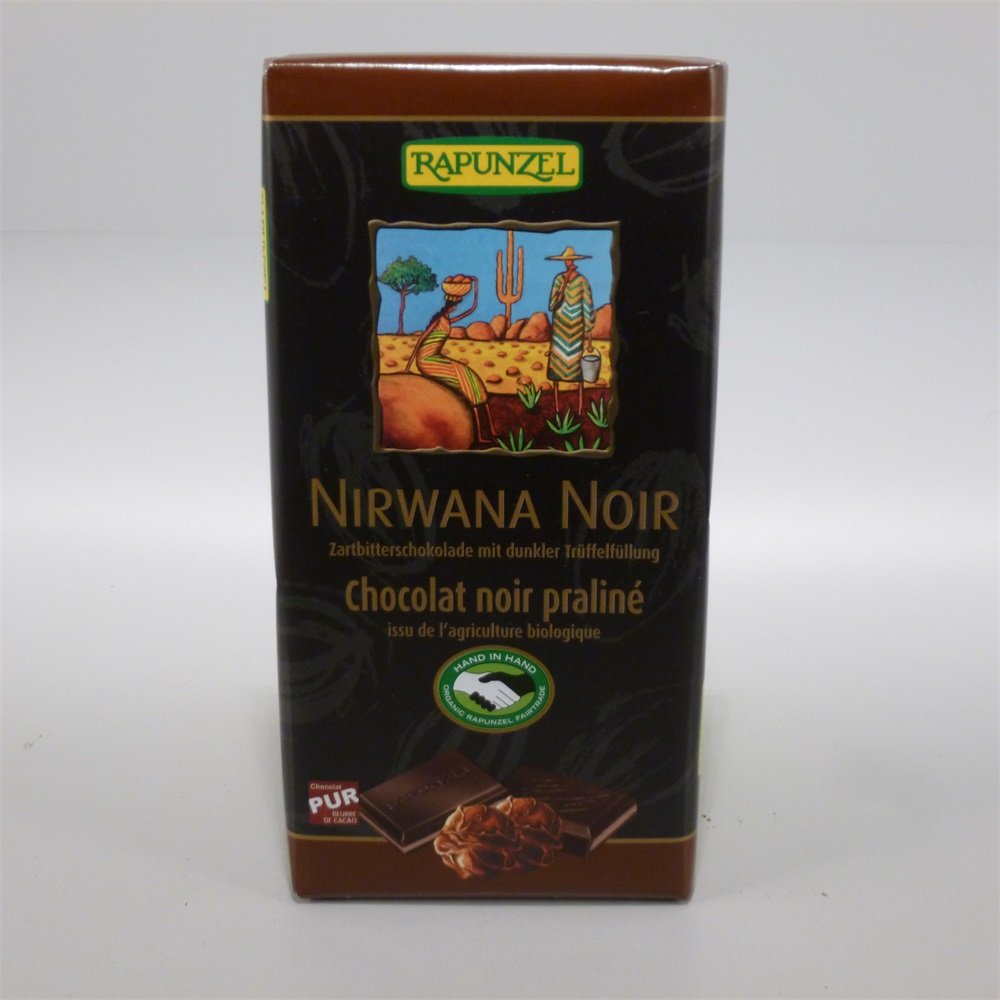 Rapunzel bio nirwana noir horká sladká čokoláda 100 g - 22069