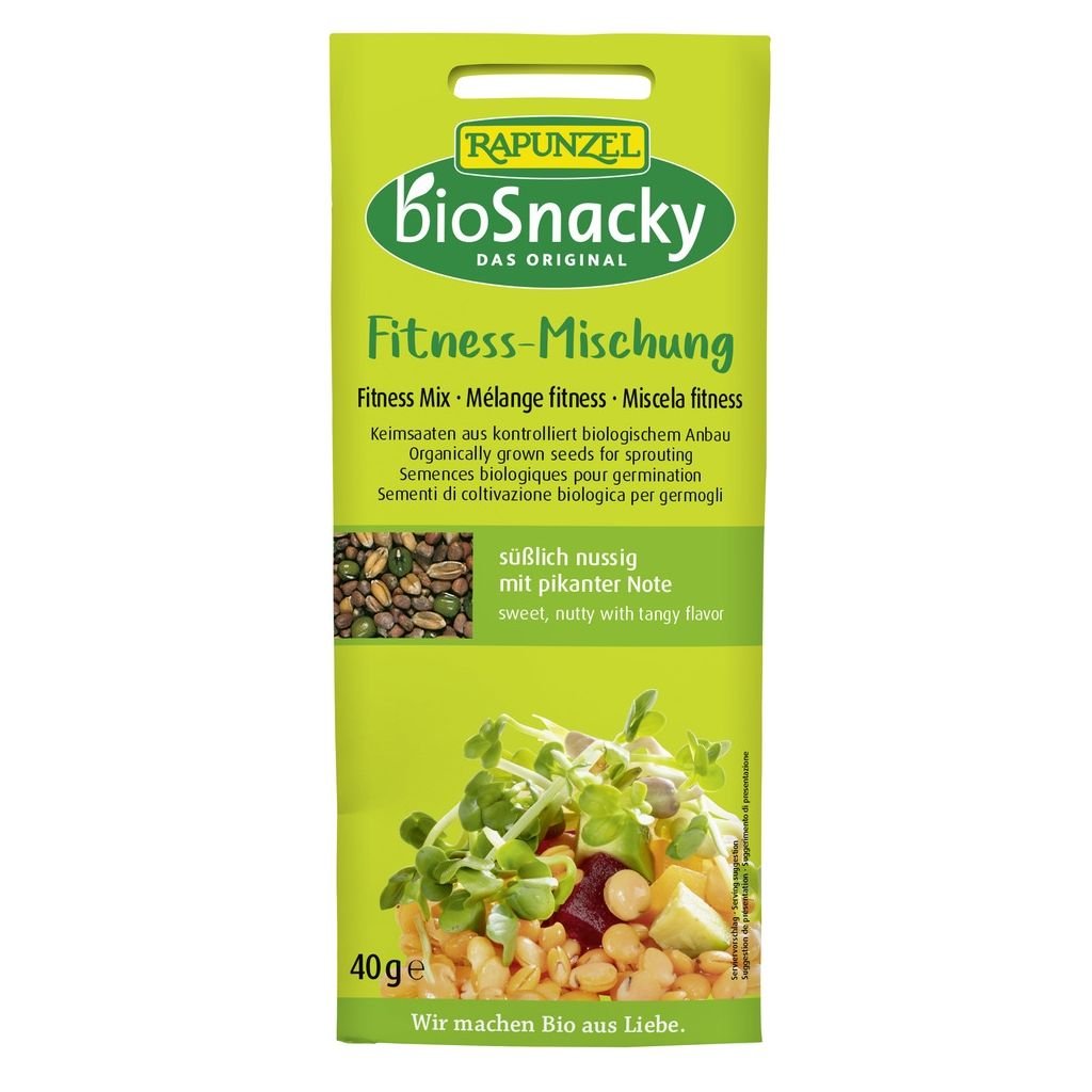 Rapunzel bio snacky fitness zmes klíčkov 40 g - 88251