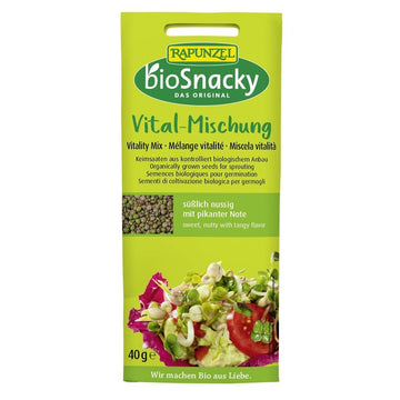 Rapunzel organická zmes klíčkov snacky vitality 40 g - 88252