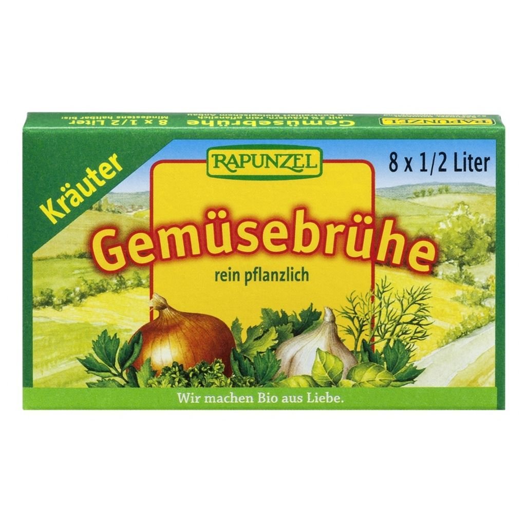 Rapunzel Zeleninové polievkové kocky  s korením 84 g - 88258