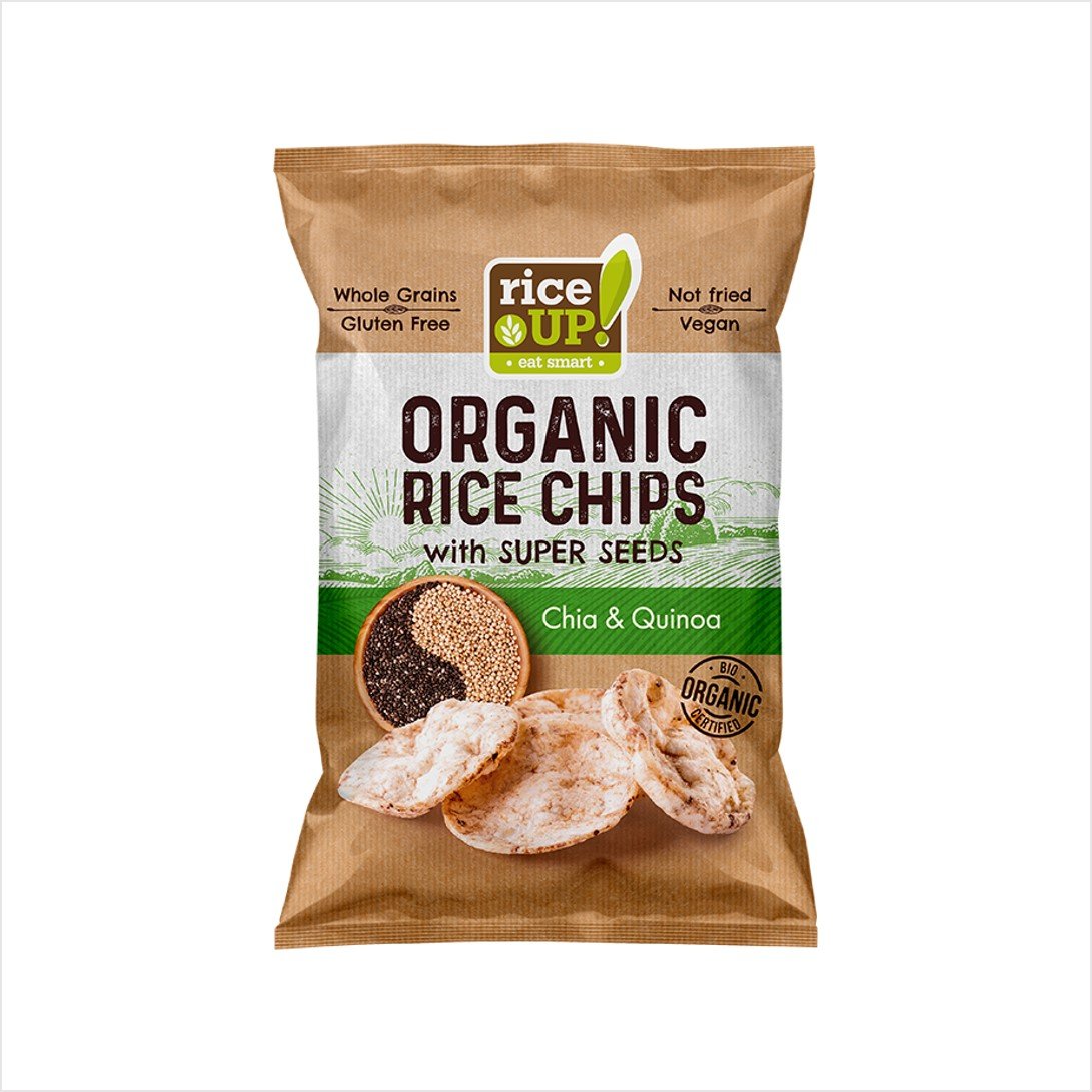 Rice Up organická chia quinoa chipsy - 55886