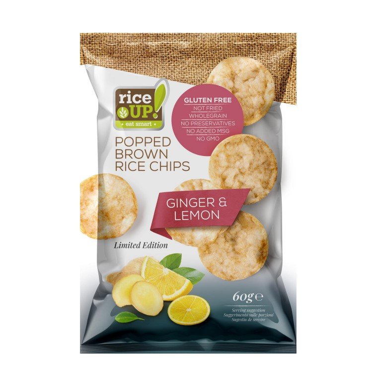 Rice Up  lupienky zázvorovo-citrónové 60 g - 89859