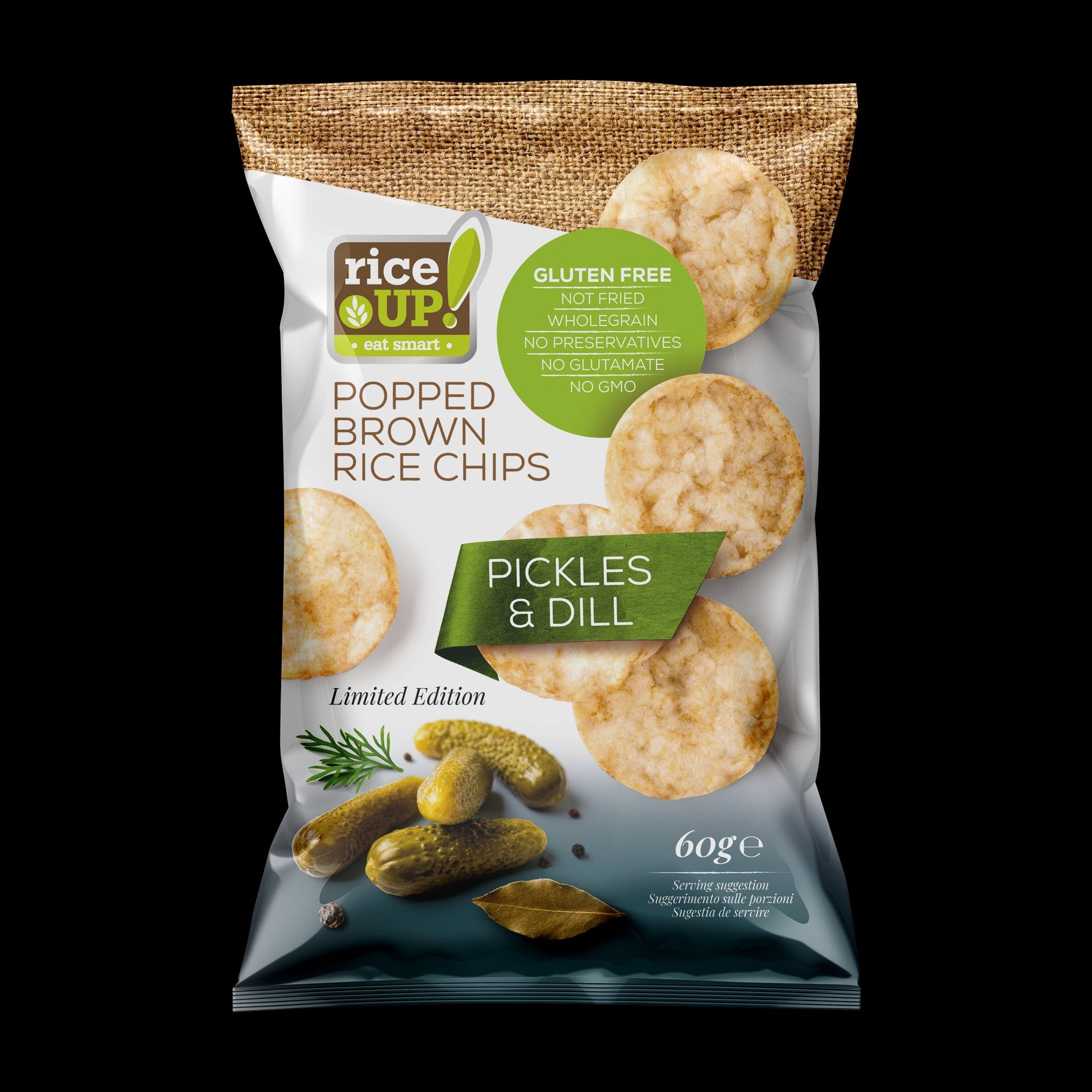 Rice Up chips uhorka 60 g - 84367